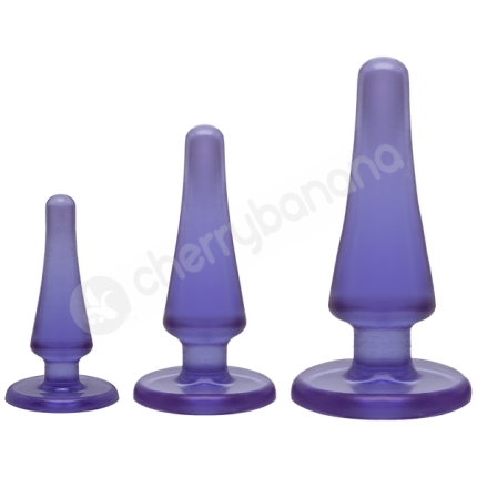 Crystal Jellies Purple Anal Initiation Kit