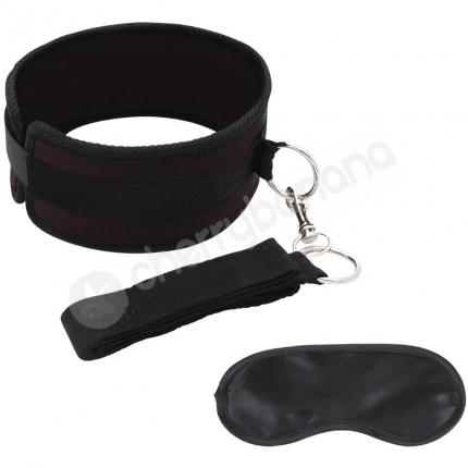 Lux Fetish BDSM Collar & Leash Set