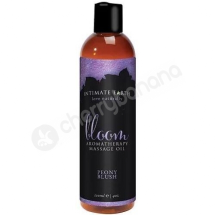 Intimate Earth Bloom Peony Blush Aromatherapy Massage Oil 120ml (4oz)