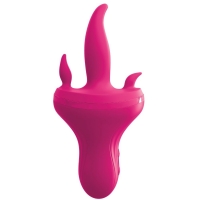 3some Pink Holey Trinity Triple Tongue Vibrator