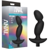 Anal Adventures Platinum Silicone Vibrating Black 4.7" Prostate Massager #4