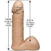 Doc Johnson 6" Realistic Cock Vac-U-Lock Attachment Dildo