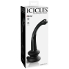 Icicles #87 Glass Massager With Suction Cup Base