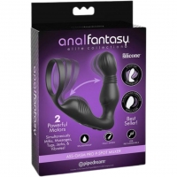 Anal Fantasy Black 4" Elite Ass-gasm P-spot Milker Silicone Vibrating Plug