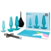 B-vibe Blue Anal Training Butt Plug 7 Piece Education Set