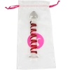 Crystal Pleasures Glass Swirled Candy Dildo