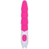 Cherry Banana Pink 10 Speed Ribbed Pleasure Vibrator