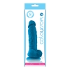 Coloursoft Blue 5'' Soft Dildo