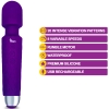 Viben Tempest Purple 20 Function Powerful Wand Vibrator