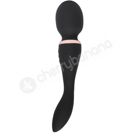 Nu Sensuelle XLR8 Alluvion Black Ultra-Flexible Dual Ended Wand Vibrator