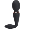 Nu Sensuelle XLR8 Alluvion Black Ultra-Flexible Dual Ended Wand Vibrator