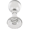 Gender X The Baller Clear Glass 3.7" Anal Plug