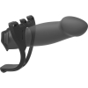 Body Extensions BE Bold Unisex Black Harness Strap-On Set With Hollow Silicone Dildo