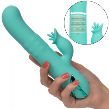 California Dreaming Bel Air Bombshell Rotating Action & Clit Stimulation Vibrator