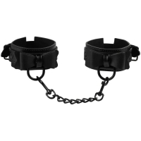 Sincerely Bow Tie Black Wrist Cuffs