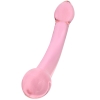 Crystal Pleasures Glass Pink Double Lover Dildo