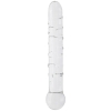 Crystal Pleasures Glass Spiral Sensations Double Dildo