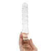 Crystal Pleasures Glass Happy Swirl Double Dildo