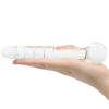 Crystal Pleasures Glass Happy Swirl Double Dildo