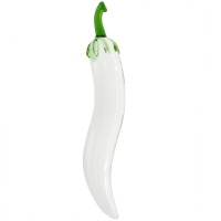 Crystal Pleasures Glass Pepper Play Dildo