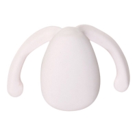 Dame Eva II White Silicone Hands-Free Clitoral Vibrator