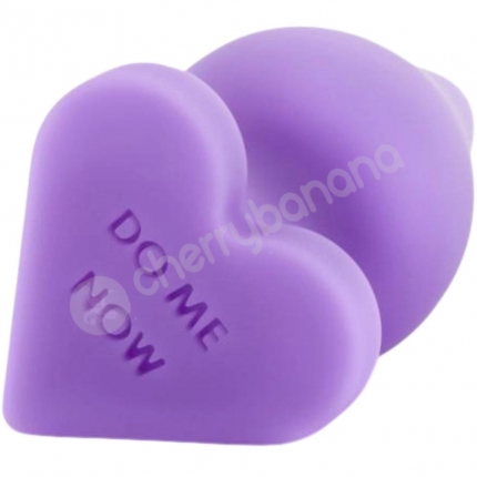 Play With Me Naughty Candy Heart "Do Me Now" 3.25" Butt Plug