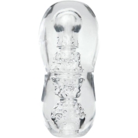 Zolo Gripz Dotted Squeezable Clear Flexible & Stretchy Stroker