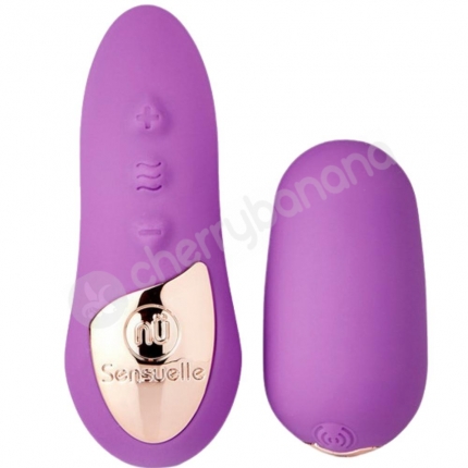 Nu Sensuelle 2 in 1 Petite Egg Purple Vibrating Egg With Vibrating Remote Control 