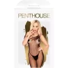 Penthouse Lingerie Black Fancy Dope Crotchless Bodystocking