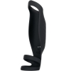 Gender X Rocketeer Black Vibrating Cock Sheath With Testicle Loops