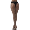 Cherry Banana Black Sexy & Strappy High Waist Lace Mesh Pantyhose