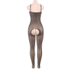 Cherry Banana Black Circle Fishnet Crotchless Bodystocking