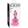 Icicles #90 Glass Massager With Suction Cup Base