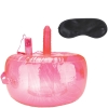 Lux Fetish Inflatable Pink Sex Chair With Vibrating Dildo