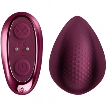 Rocks Off Knickerbocker Glory Purple Remote Controlled Panty Vulva Vibe