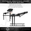 Master Series Ultimate Obedience Chair With Sex Machine