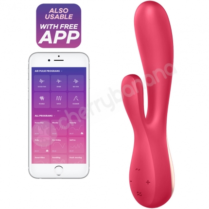 Satisfyer Mono Flex Red App Controlled Rabbit Vibrator