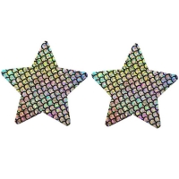 Cherry Banana Magic Mermaid Rainbow Star Nipple Pasties 2 Pack