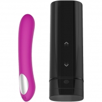 Kiiroo Onyx+ Interactive Masturbator & Purple Pearl 2 Vibrator Couples Set