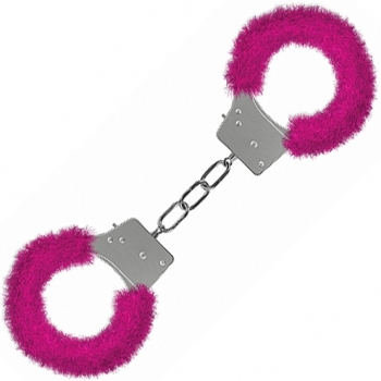 Ouch Pink Beginners Furry Handcuffs