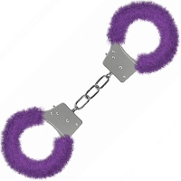 Ouch Purple Beginner's Furry Handcuffs