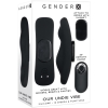 Gender X Our Undie Vibe Black Remote Control Underwear Vibrator With Magnetic Strip