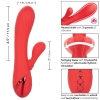 California Dreaming Palisades Passion Heated Vibrator With Side to Side Clit Stimulation