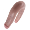 King Cock Flesh U-shaped Small Double Trouble Dildo