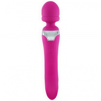 Cherry Banana Pink Dual Ended Smooth Massaging Wand Vibrator