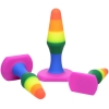 Frisky Rainbow Ready Anal Trainer 3 Piece Plug Set
