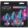 Rear Assets Rainbow Metal With Heart Gem Anal Trainer Kit