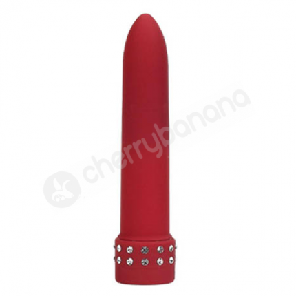Diamond Silk Red 5" Vibrator