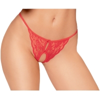 Penthouse Lingerie Red Hot Getaway Crotchless Thong