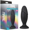 Anal Adventures Platinum Silicone 5.75" Rocket Plug Black